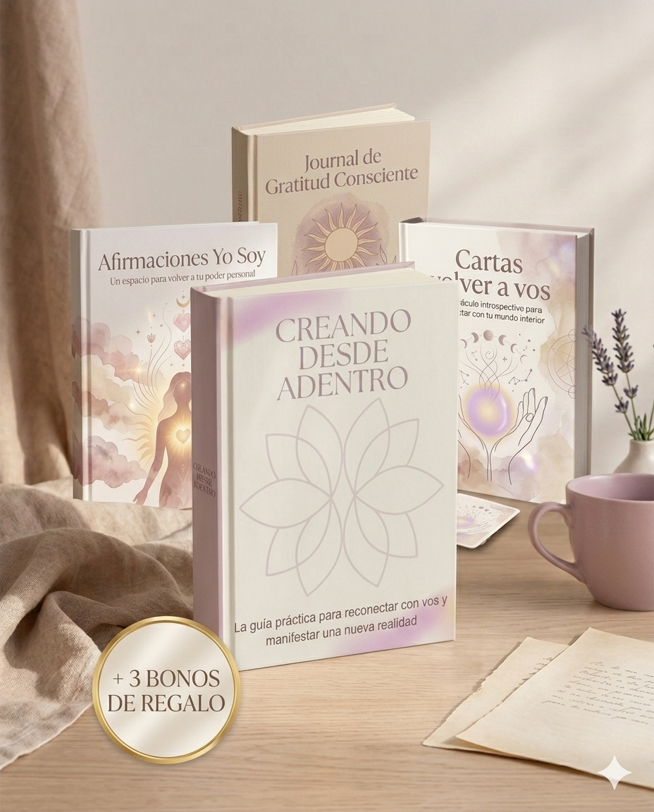 Creando desde Adentro: la guía practica para reconectar con vos y manifestar una nueva realidad + 3 Bonos de Regalo